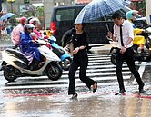 中南部有雨到周六　這三天豪大雨發生機率高