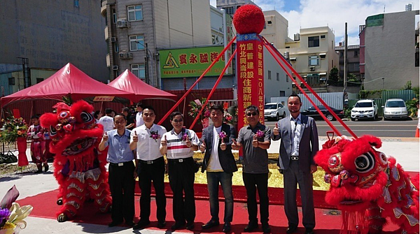 總銷約35億元上下的「皇普雲鼎」今(7)日舉行動工典禮,。記者 陳美玲/攝影