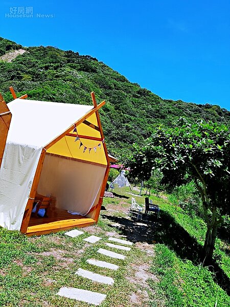 花蓮山度空間-木屋型帳篷 張珮連/拍攝