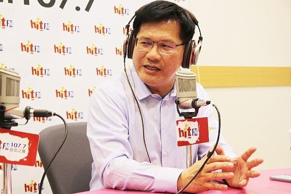 交通部長林佳龍。圖／Hit Fm《周玉蔻嗆新聞》製作單位提供