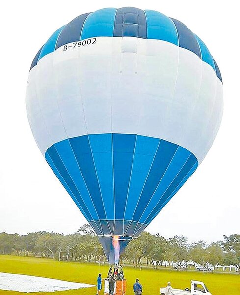 執行署花蓮分署曾拍賣過價值百萬的熱氣球。（本報資料照片）