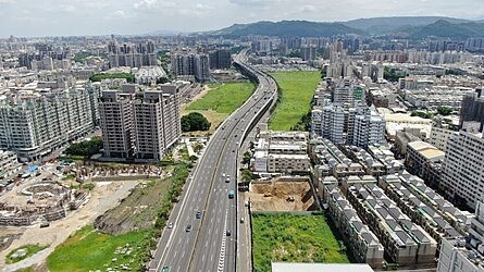 平新光區段徵收空拍圖。（圖／台中市政府）