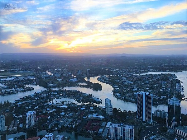 黃金海岸市景。 黃暐迪/攝