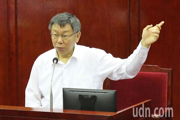 台北市長柯文哲。記者林伯東/攝影