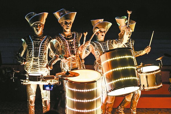 宜蘭縣政府藉由童玩節延長夜間活動,把精采的國際表演安排在晚上。 圖/縣府提供