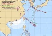 利奇馬颱風威力強　撲台機率看各國模擬路徑