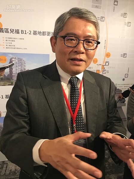 內政部政務次長、住都中心代理董事長花敬群表示,希望大同區圓山站西側公辦都更案,帶動當地整體發展。好房網News記者李彥穎攝