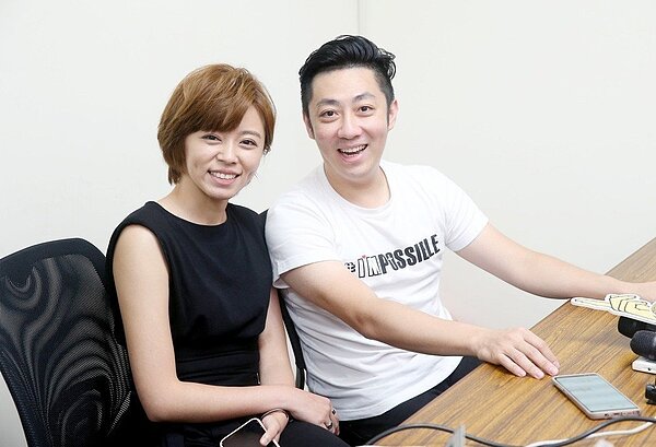 王瞳和艾成。圖/本報資料照片