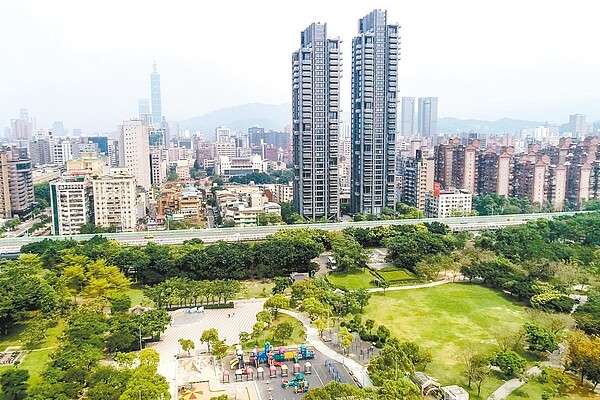 圖為大安森林公園附近街景。 圖／聯合報系資料照片