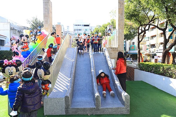台中市政府推動「台中美樂地」計畫,改善區內41座老舊公園。圖為山西公園/台中市建設處提供