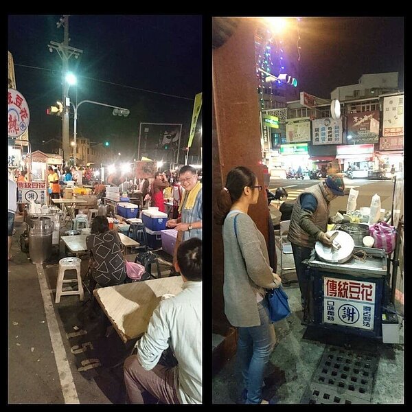 豆花老翁堅持賣完才要回家。圖/取自臉書「萬長伯傳統豆花」