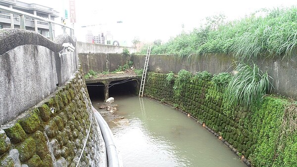 金包里溪引水工程引水處。圖/新北市水利局提供