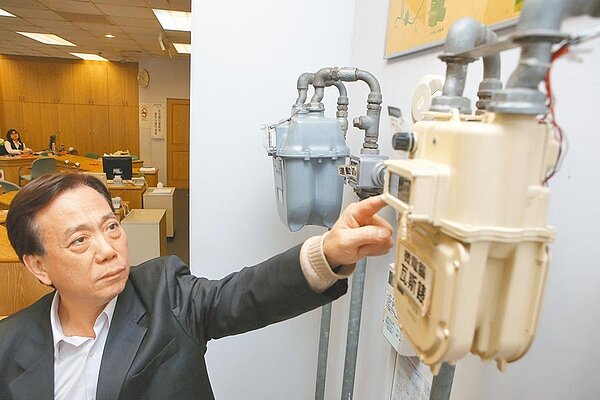 政府推動微電腦瓦斯表換裝5年，但裝置率僅2成6。圖／中時報系資料照