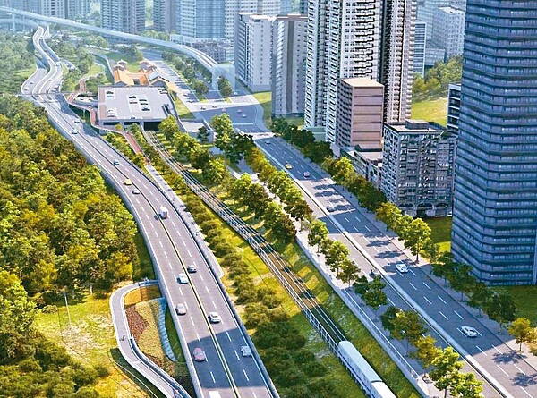淡北道路環評案歷經2次環評大會審查遭退回初審小組,去年9月4度初審後,全案裁定建議通過,今天第3度闖關環評大會。 圖/新北市交通局提供
