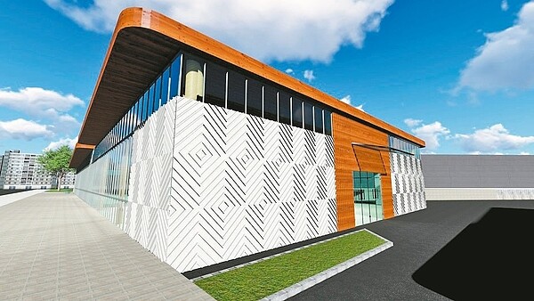 新北市板橋黃石市場要全面重建,已選定距原址步行5分鐘的板橋第二體育場停車場做為中繼市場。 圖/新北市市場處提供