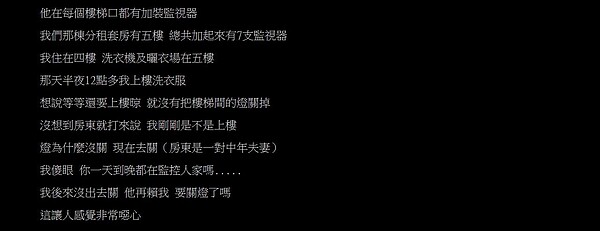 網友分享自己遇到房東用監視器監控的狀況,直呼「非常噁心」。擷取自批踢踢實業坊