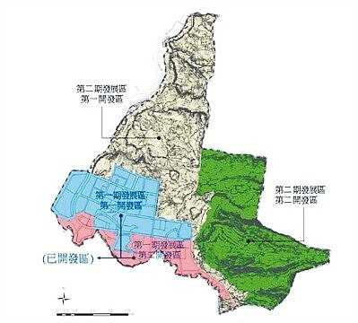 新北市經發局針對淡海新市鎮規畫產專區,將做科技園區。 圖/新北市經發局提供