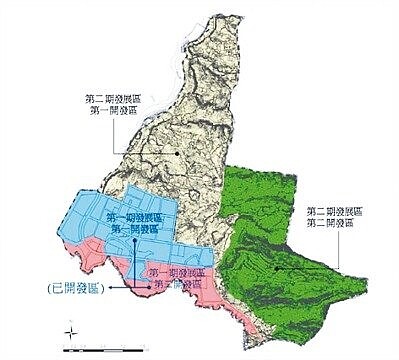 新北市經發局針對淡海新市鎮規畫產專區，將做科技園區。 圖／新北市經發局提供