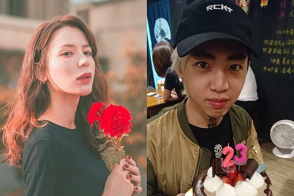 Keanna(左)與謝和弦。圖/摘自IG