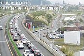 蘇花改大年初四　車流進入最高峰