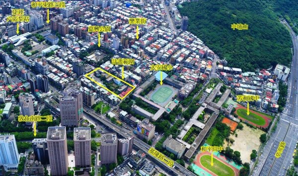 大安區「嘉興街都更案」為台北市指標性的公辦都更案。照片翻攝國家住都中心官網