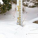 雪山積雪13公分　太平山結霜