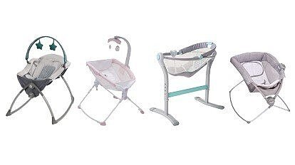 四家嬰兒搖椅廠商的搖椅可能有使嬰兒窒息的風險,因此緊急召回產品。圖為被召回的產品。圖取自/CPSC網站