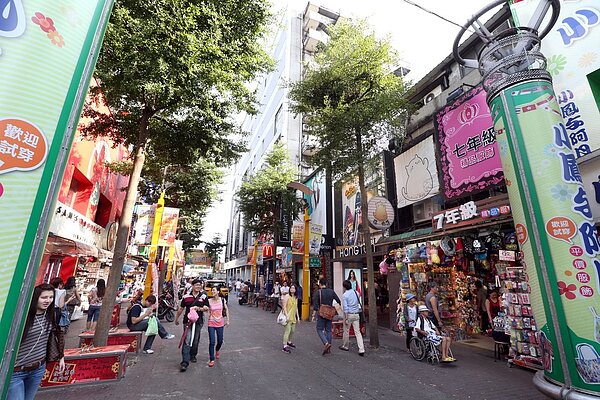 西門徒步區街景。圖／聯合報系資料照