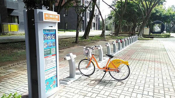 新北市將在7日啟用林口區「婦幼公園」站等4站YouBike租賃站。圖/新北市交通局提供