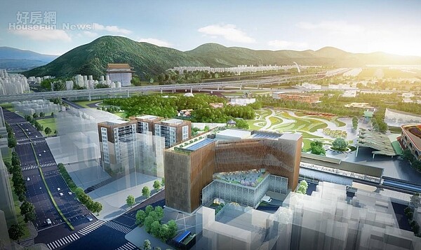 國家住都中心宣布,「捷運圓山站西側都更案」由麗寶建設獲得最優申請人資格。圖片國家住都中心提供