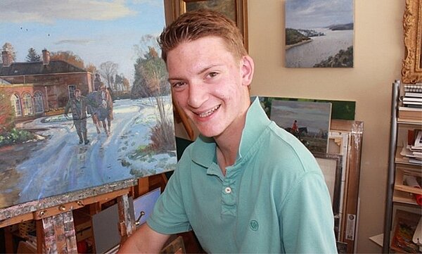 Kieron Williamson現已是16歲的青少年。圖擷自Eastern Daily Press