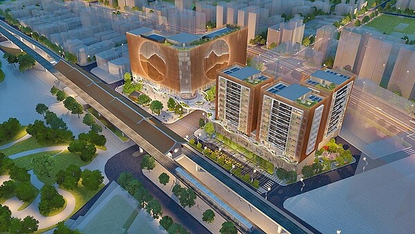 麗寶集團旗下麗寶建設以43億元投標「捷運圓山站西側都更案」,並順利完成以最優申請人綜合評選,獲得最優申請人資格。(麗寶集團提供)