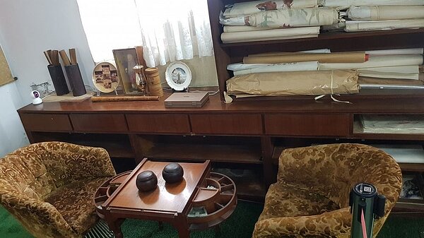 新店胡璉故居紀念館揭牌,展出多項戰役文物。圖/新店張芳琪提供