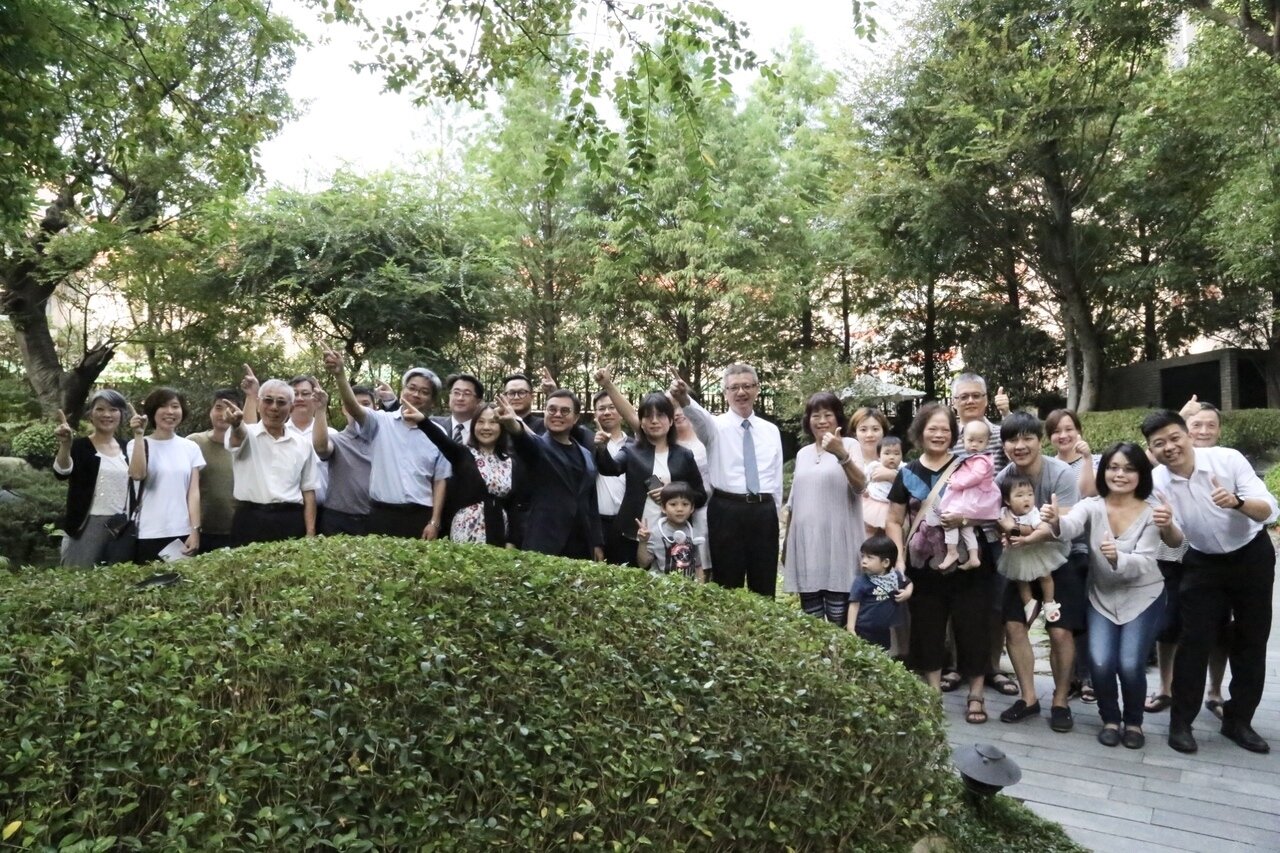 社區住戶除舉辦同樂會開心迎接「大力神盃」,還準備導覽活動,介紹最引以為傲的生態景觀池等設施。記者宋健生/攝影