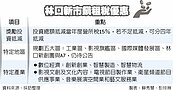 進駐林口新市鎮　影視、數位享抵減稅