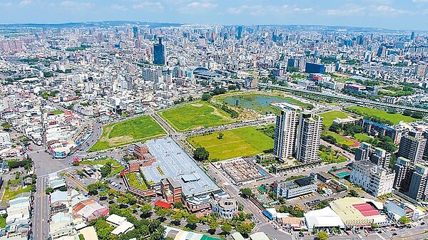 台糖台中東區商用地3,560坪,由豐邑以每坪逼近百萬的區域新高價得標。圖/中市府提供