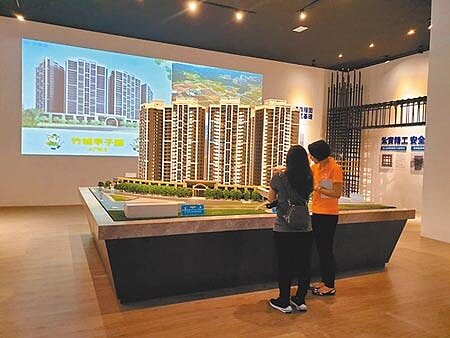 大數據行銷告捷，海悅代銷的「竹城甲子園」也傳出銷售佳績。（王莫昀攝） 