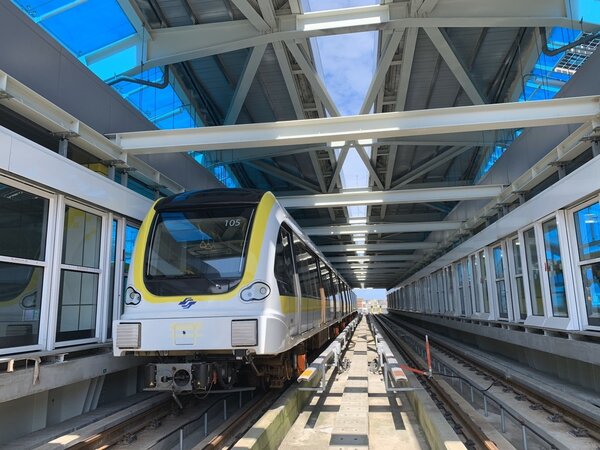 捷運新北環狀線第一階段預計今年底通車。 圖／聯合報系資料照片