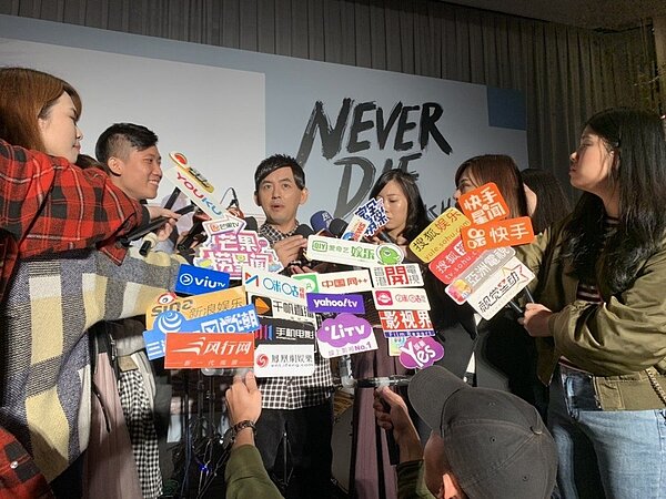 黃子佼被問到林志玲的婚禮。圖/記者許晉榮攝影