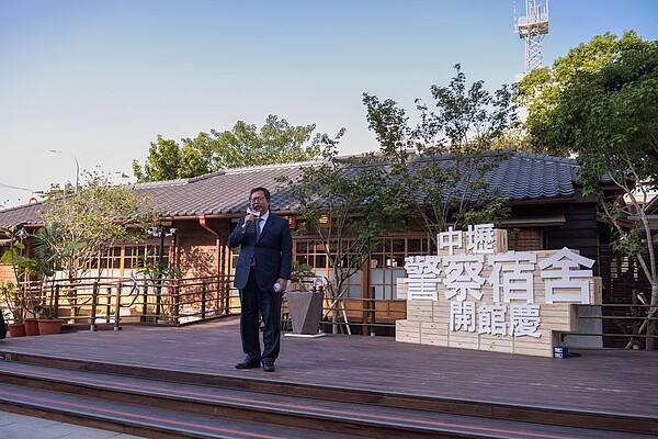 「壢景町」15日開館,桃園市長鄭文燦出席致詞。圖/桃園市政府提供