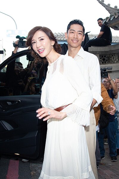 林志玲、AKIRA16日在「吳氏大宗祠」彩排。圖／讀者提供