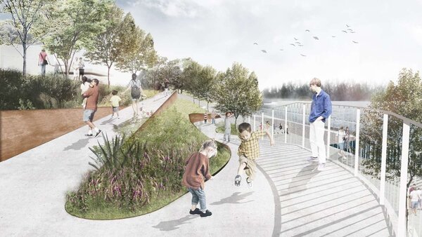 新竹人共同的回憶「青草湖」，啟用63年來，即將在明年初進行景觀改造。圖／新竹市政府提供