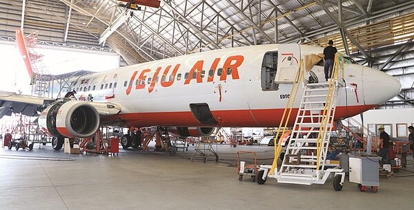 亞洲航空近年來積極開發東北亞及東南亞的外籍民航客機維修訂單。圖／劉朱松