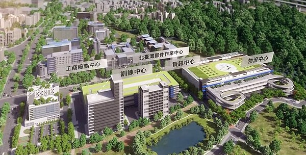 中華郵政在桃園推出的物流園區最快11月將公告興建標案。圖/中華郵政提供