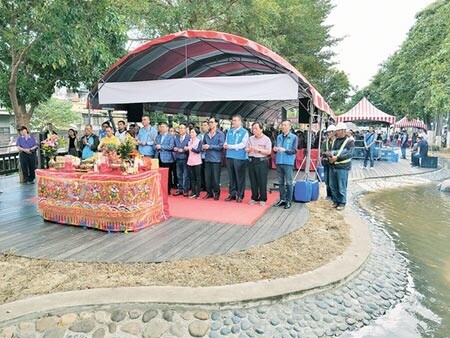 竹東之心中興河道水岸及城鎮步行空間工程26日動土，預計將改善步行空間、增加綠帶等。（莊旻靜攝）