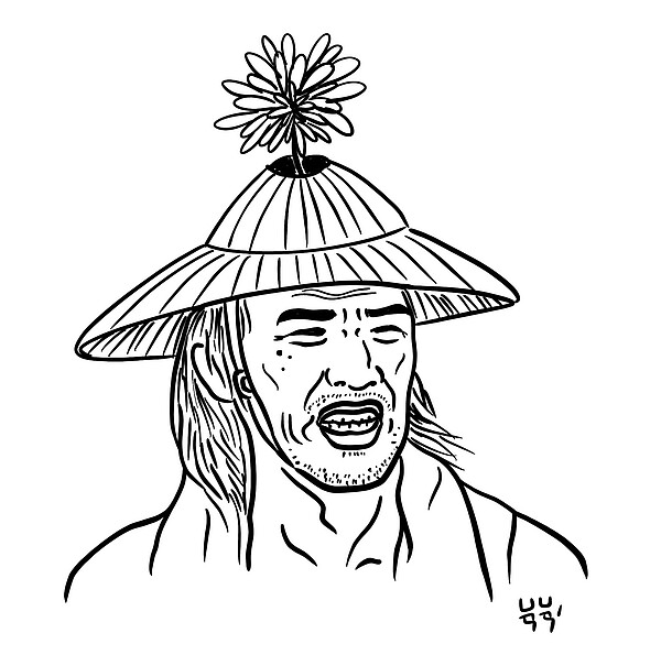 王老先生有塊地(圖 /林淵源繪)