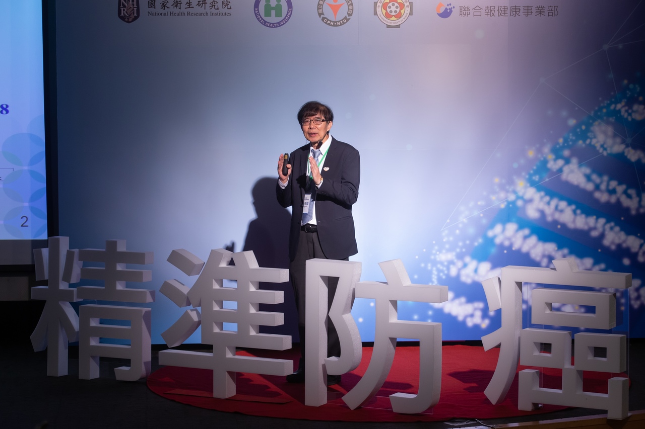 台大公衛學院副院長陳秀熙說，AI大數據讓更多癌友能夠接受精準醫療，治療效果更好。記者季相儒/攝影