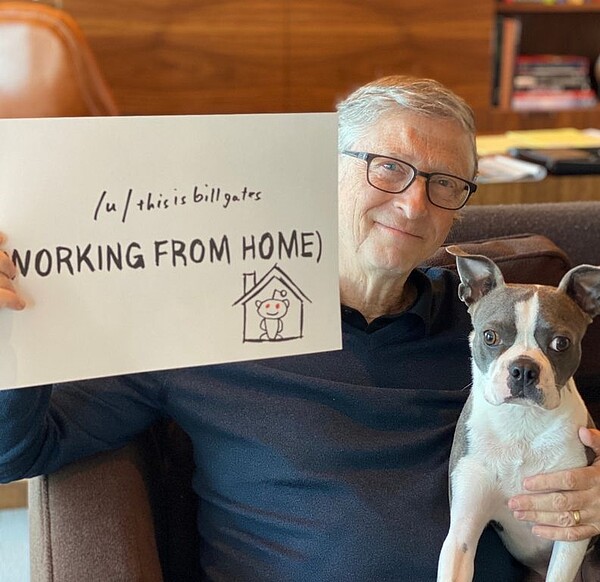 微軟創辦人蓋茲則認為,聯邦當局不應讓各州各自為政,必須全國封城,才能夠有效遏止疫情。圖/截自Twitter@BillGates