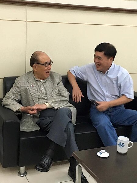 郝柏村的長子為前台北市長郝龍斌。圖/取自郝龍斌臉書