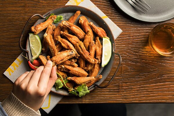 頂呱呱新推出「椒麻一口翅」。圖/頂呱呱提供